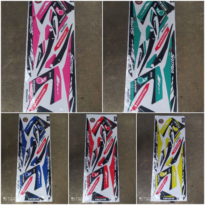 STRIPING SATRIA FU FACELIFT PETRONAS 2013 2014 2015