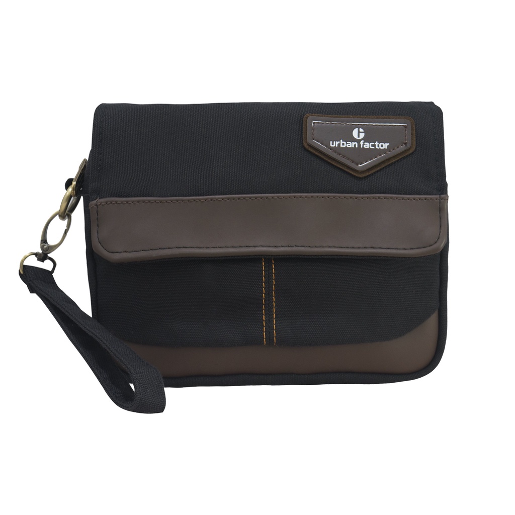 BUCK UP BLACK |ManNeedMe x URBAN| Tas Pouch Bag Pria Wanita Hand Bag ORIGINAL