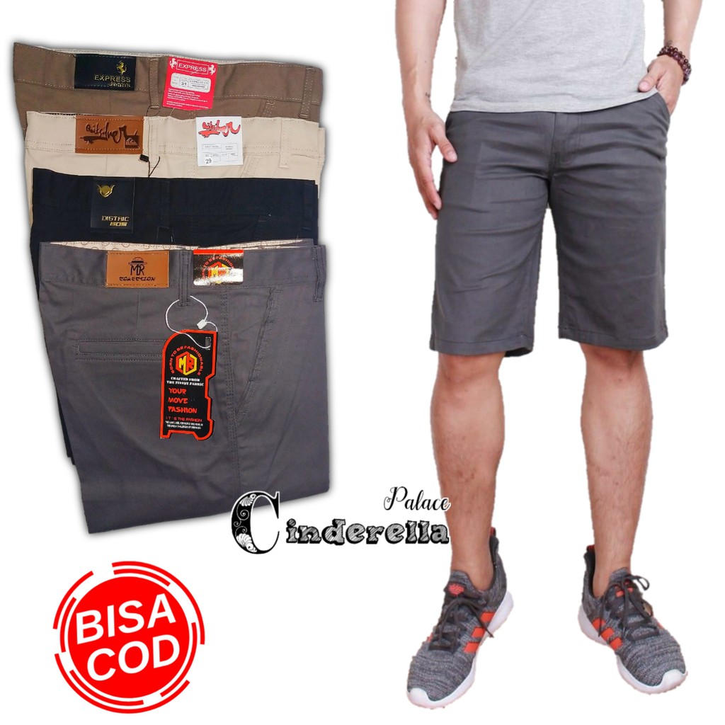  Celana  Pendek  Pria Distro  Casual Size 27 38 Shopee  Indonesia