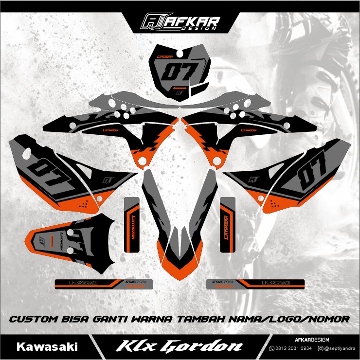 DECAL KLX GORDON SIMPEL DESIGN SUKA SUKA