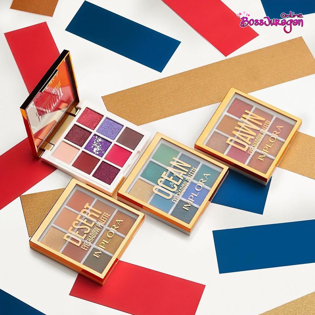 (BOSS) IMPLORA EYESHADOW PALETTE (TWILIGHT/DAWN/DESERT/OCEAN)