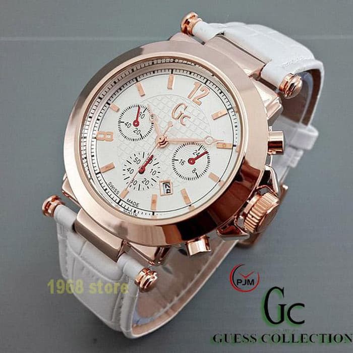 jam tangan Gc wanita 10 warna jam tangan Gc Chrono Kulit GC001