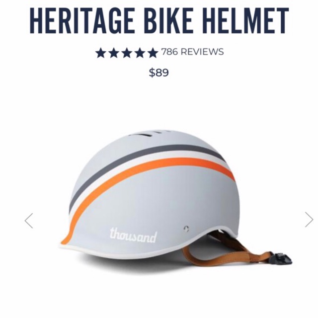 Helm Sepeda Heritage Helmet Thousand (GT Stripe)