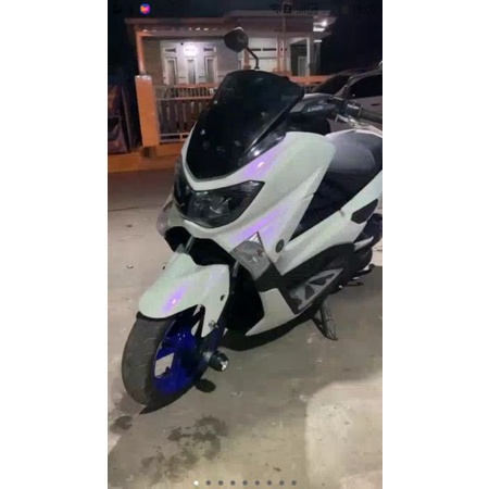 sticker skotlet putih mutiara lavender skotlet bunglon