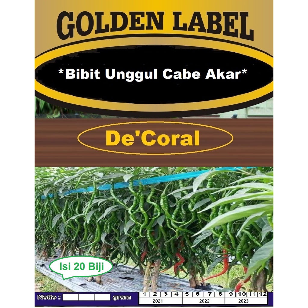 Bibit Unggul Cabe Akar |Benih Cabai Akar | Bibit Cabe Keriting Akar