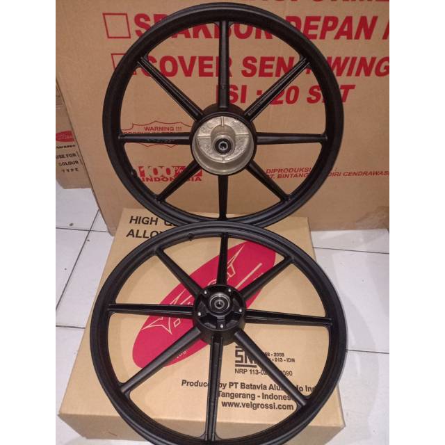 Velg racing v Rossi palang 8 supra x - supra fit lama - lubang baut 5