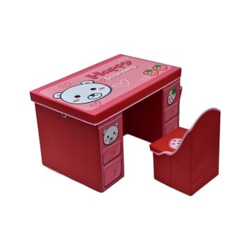 Meja dan kursi lipat anak belajar