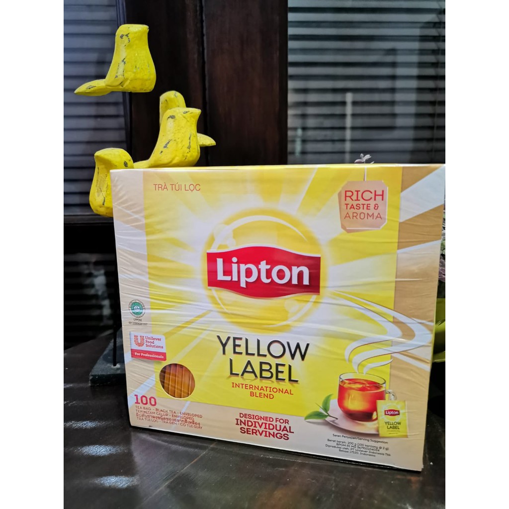 

LIPTON YELLOW LABEL BAG TEA (100X 2GR) ENVELOPE