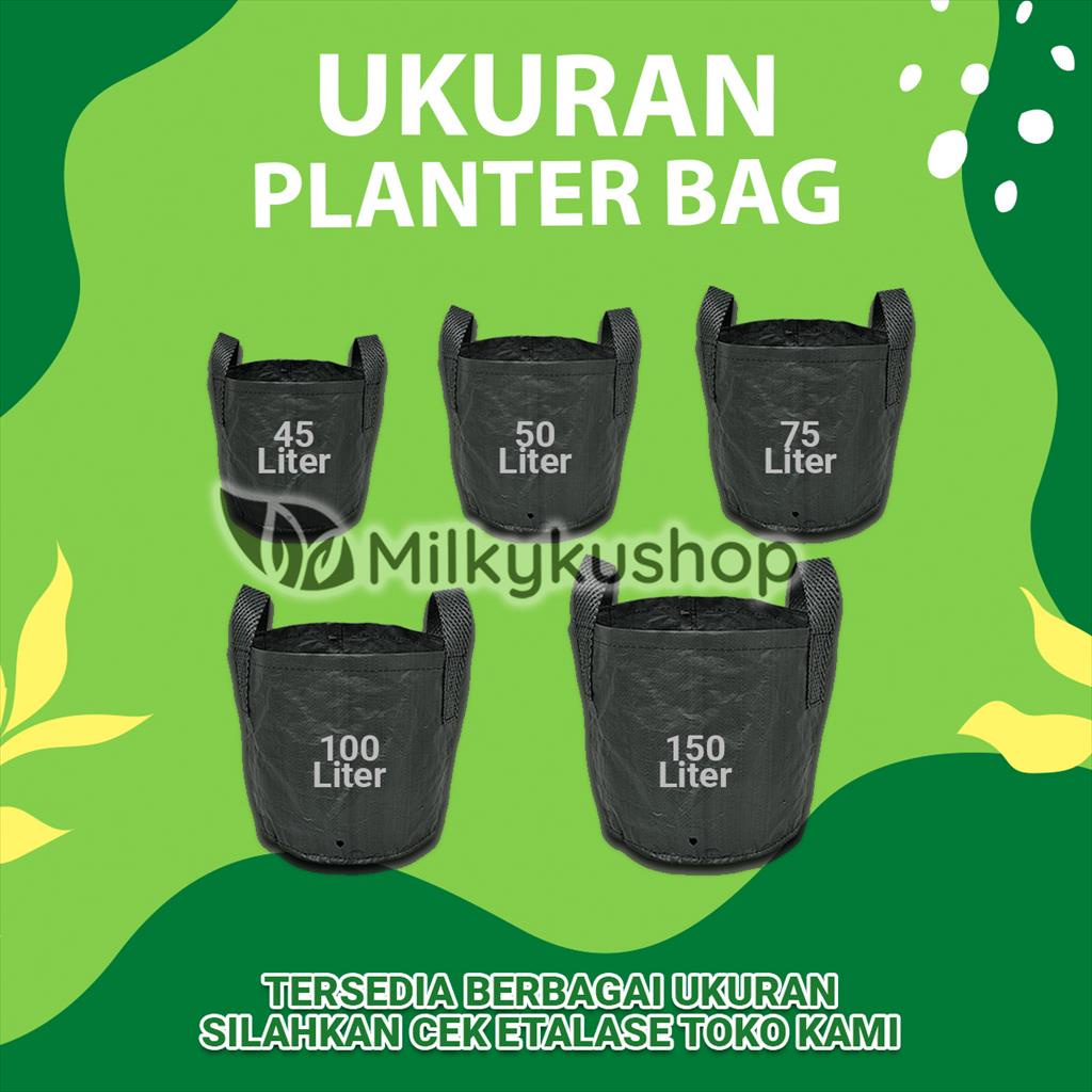 PLANTER BAG EASY GROW STANDAR 100 LITER - HITAM