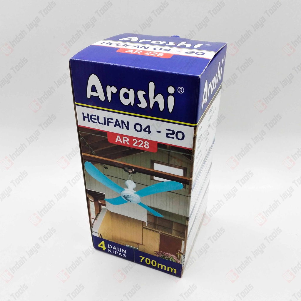 ARASHI HELIFAN 04-20 Kipas Angin Gantung 20 Watt 4 Baling AR 228