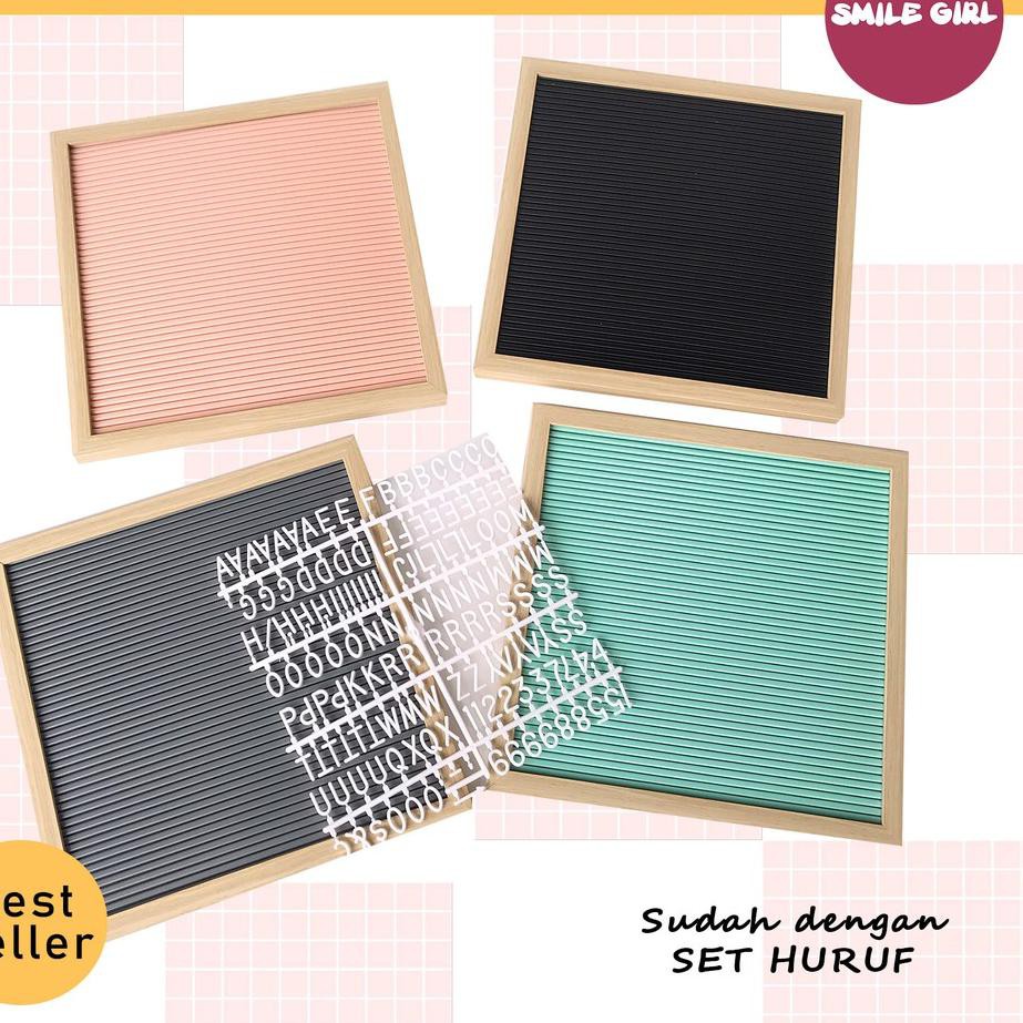 

【flashϟsale】 [TERMURAH] Papan Nama Bayi / Letter Board Kekinian SmileGirl 30x30