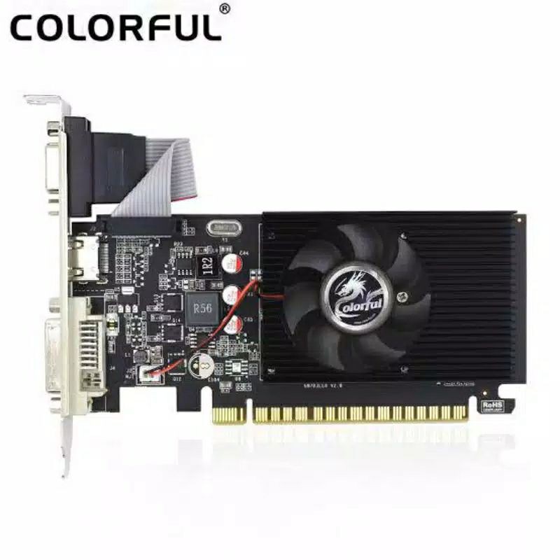 VGA CARD PCI-E COLORFUL GEFORCE GT710 2GB DDR3, Colorful GT 710 2G 2GD3 ORIGINAL