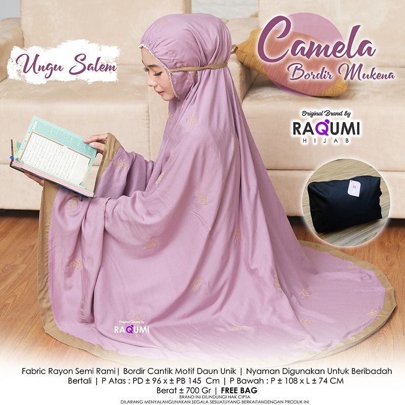 Camelia bordir mukena by raqumi