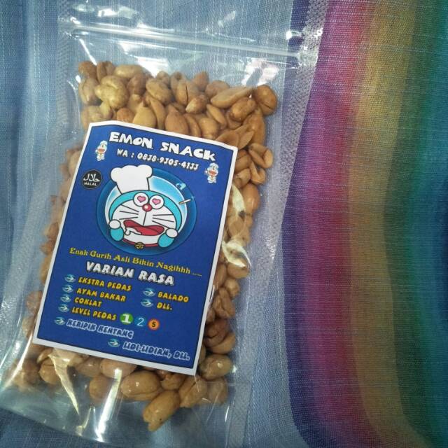 

Kacang bawang / emon snack / kacang renyah