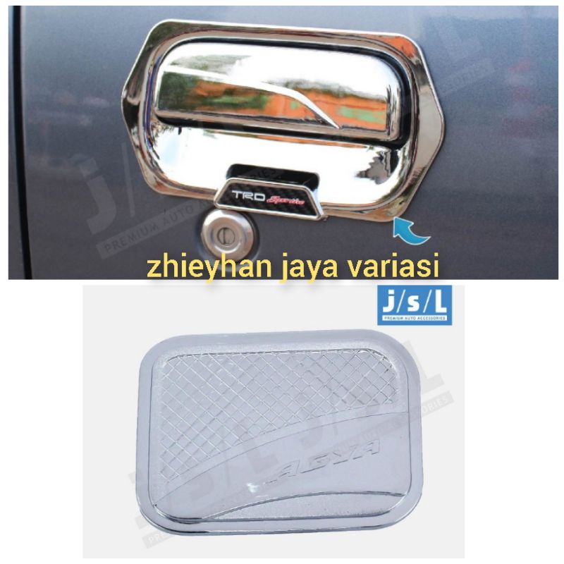 ayla agya Handle + outer + tutup tangki krom sporty
