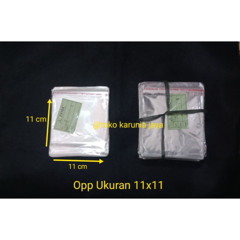 

Termurah!!! Plastik OPP Uk 11x11 cm (bisa untuk bungkus Jajan, Makanan, Souvenir, Accesories, dll)