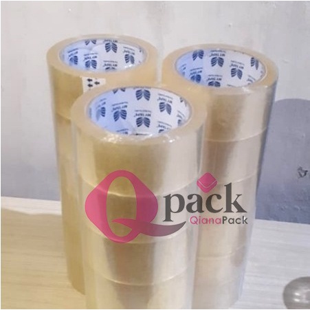 

Lakban 45 X 90 Yard Isi 6 /1 Slop Bening - Coklat -( 1x CO HANYA UNTUK 1 PCS)