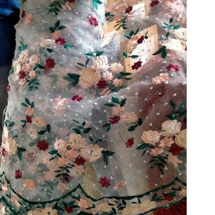 ✈ organza bordir sale ❄