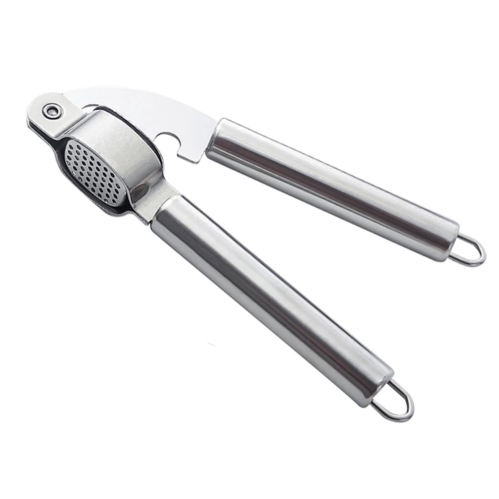 Penghancur Bawang Putih Stainless Multifunction Garlic Press