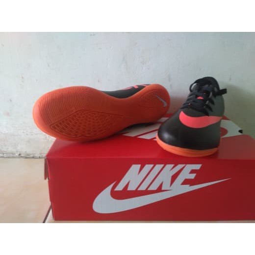 Hemat Premium Sepatu Futsal Nike Anak Cr7 Hitam List Orange Sol Turf Size 3 Hemat