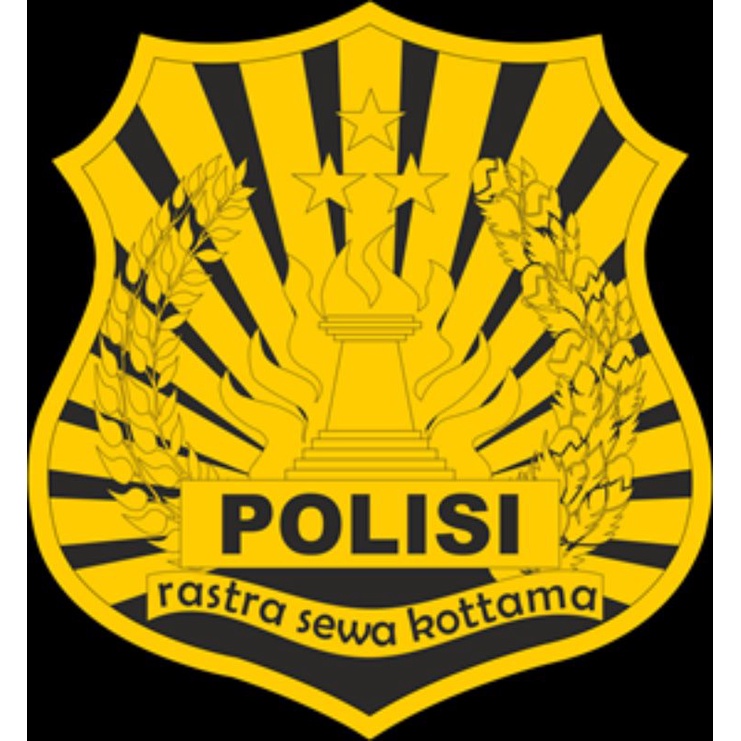 Logo bordir kewenangan polisi logo bordir kewenangan polri logo Polri logo bordir polri logo polisi 