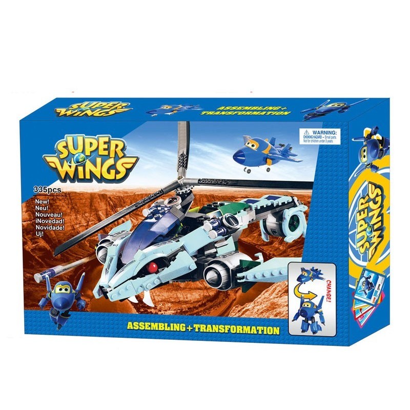 LEGO BLOCK BLOCKS SUPER WINGS 335PC - 161169 (BIRU)