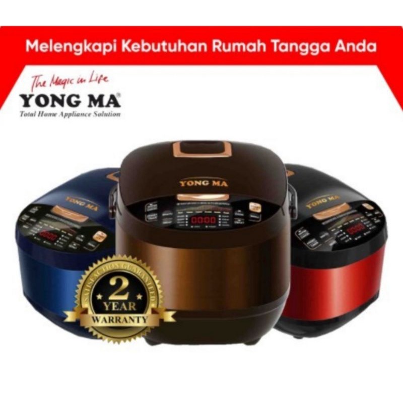 YONGMA Digital YONGMA Rice Cooker Magic Com Gold Ceramic SMC7047