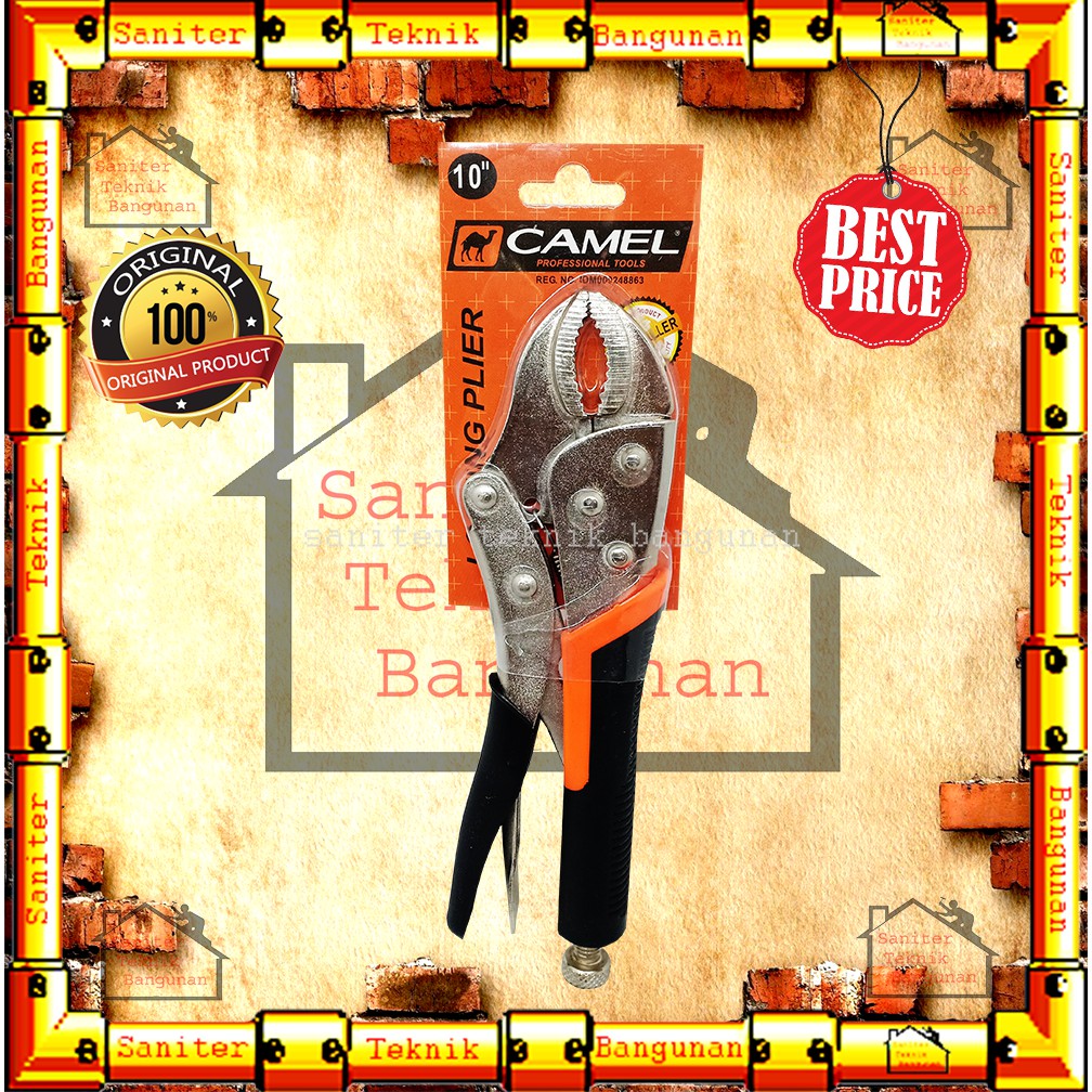 Tang Buaya Heavy Duty 10 INCH Camel