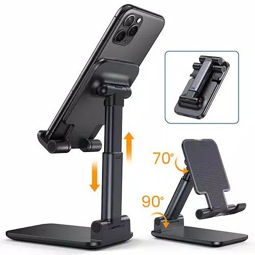 Folding HD 23 Liftable Foldable Phone Holder Stand HP Di Meja Folding Desktop