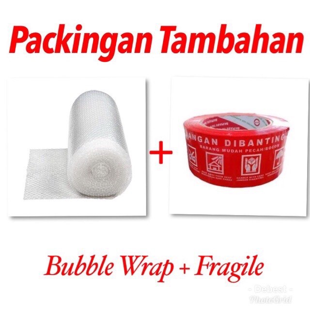 

Bubble wrap packing tambahan