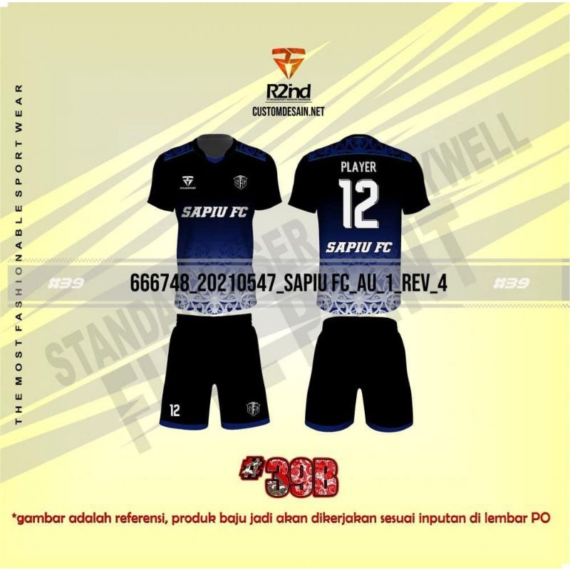 CUSTOME JERSEY STELAN BOLA/FUTSAL FULL PRINTING