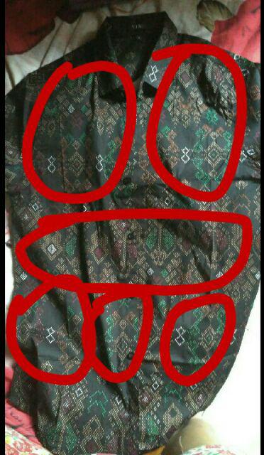 Ameliashop16 Kemeja Batik Songket Torpedo M L Xl Xxl Xxxl