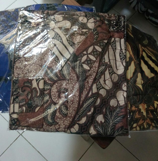 Baju Batik Pria Slimfit Big Size M L Xl Xxl Atasan Kemeja Batik Lengan Panjang