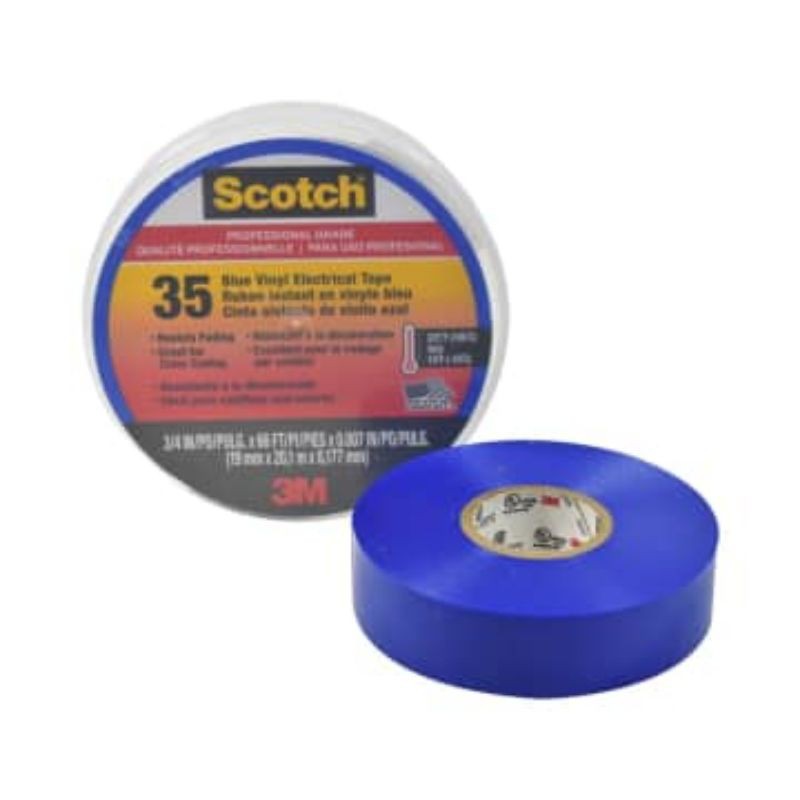 

3m Scotch Isolasi Listrik Vinyl 20 Mtr - Biru