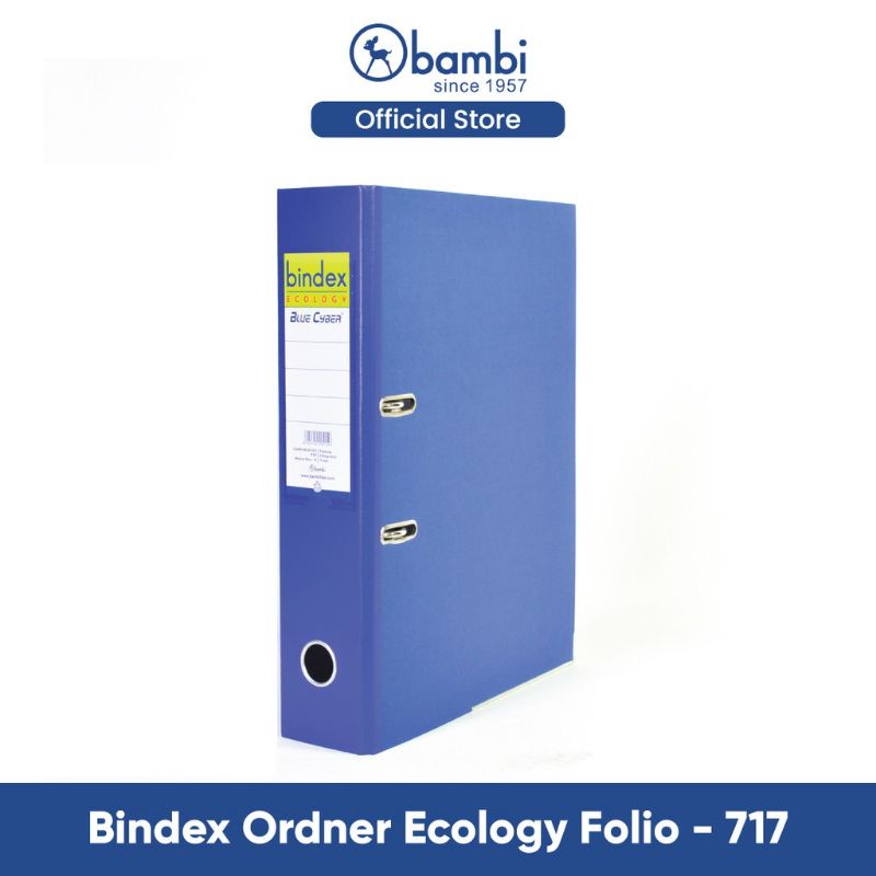 

Bindex Ordner 717 Ecology Lever Arch File Blue Cyber/File Folder