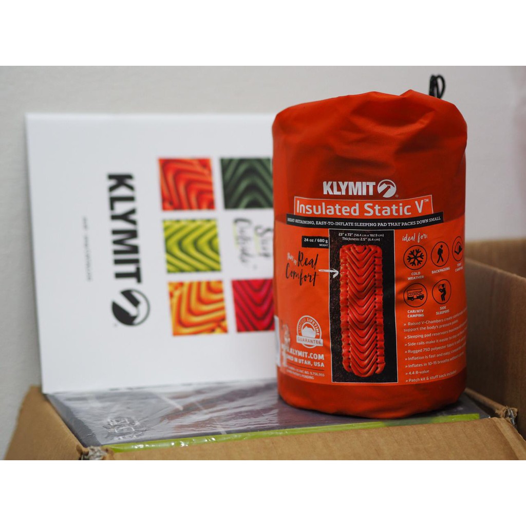 Klymit Static V Insulated Sleeping Pad Original Garansi Shopee Indonesia