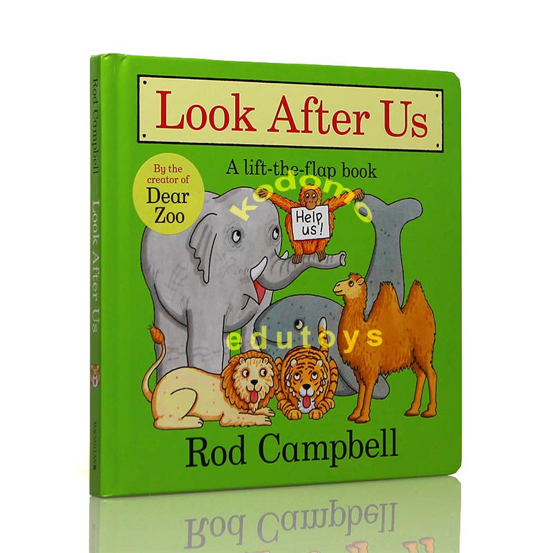 A lift-the-flap book : Look After Us (Board Book) by Rod Campbell