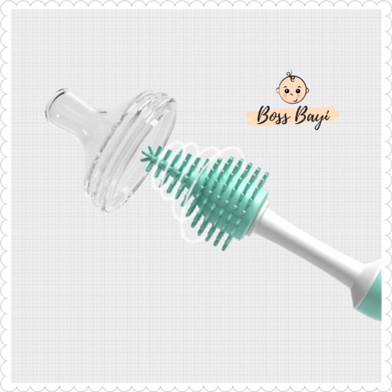 KURU- Silicone Bottle Brush / Sikat Silikon Botol Nipple Dot Bayi Anak