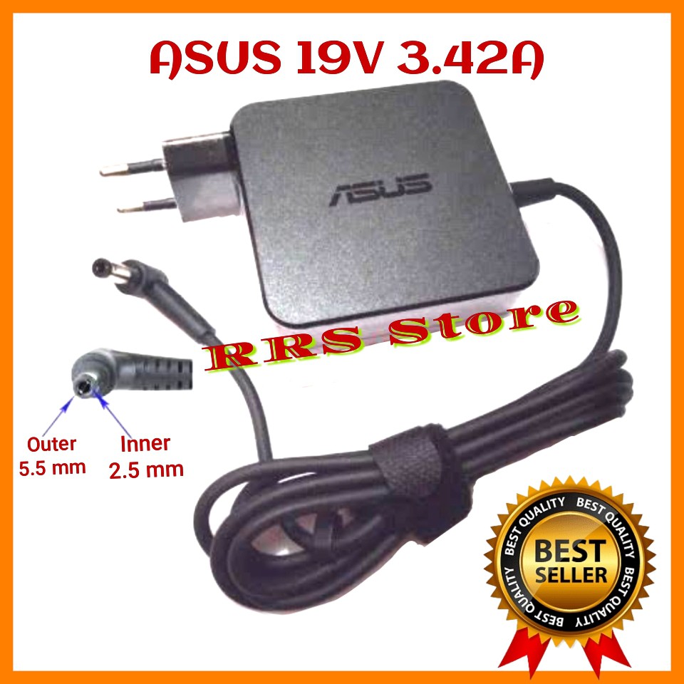 ADAPTOR CHARGER ASUS 19V 3.42A 5.5 X 2.5 mm X401 X451 X551 X450C X450A K42 K52 A42 ASUS A451 ASUS A451L ASUS A451LA ASUS A451LB ASUS A451LD ASUS A451LN ASUS A451LF