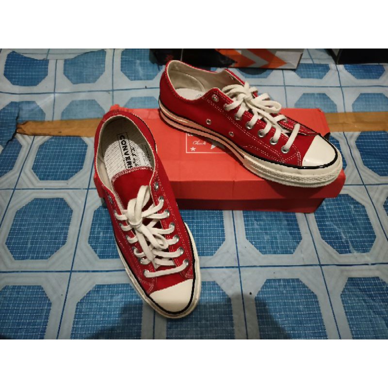 CONVERSE 70S LOW ENAMEL RED