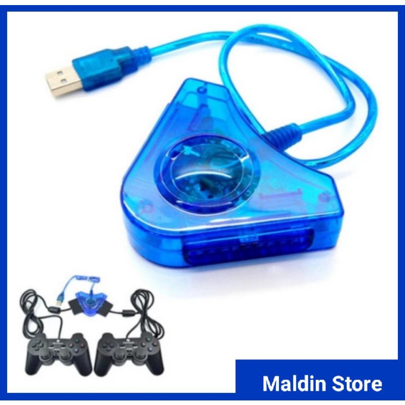 Kabel Stik PS 2 ke Komputer/Laptop(Converter USB ke stik PS2)
