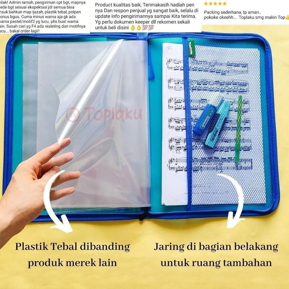 

Best seller Clear Holder F4 Map Dokumen Keeper Resleting Anti Air Document Keeper Berkas Map Ijazah Display Book Bag Tas Organizer Kantor File Folder Sertifikat Tempat Dokumen Penting Plastik ¢➩ 83