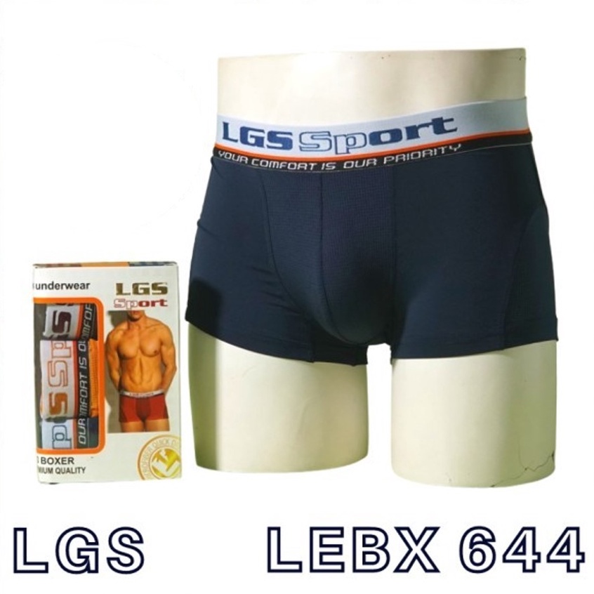 CELANA DALAM BOXER LGS 644 ISI 3Pcs