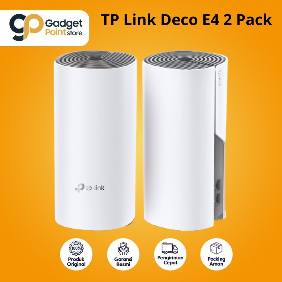 TP Link Deco E4 2 Pack Whole Home Wifi System - Original Garansi Resmi 1 Tahun