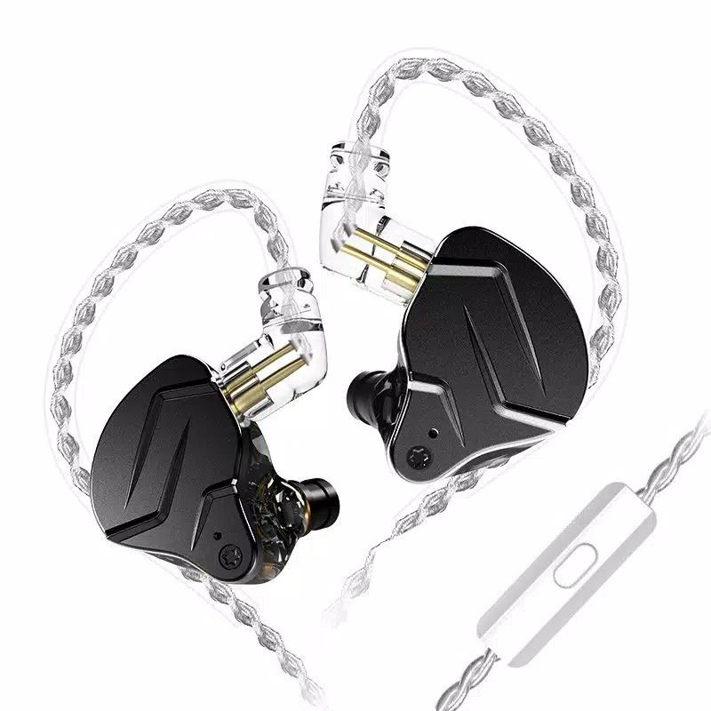 KZ ZSN PRO X With Mic Earphone 1BA+1DD Hybrid Gaming Earphone