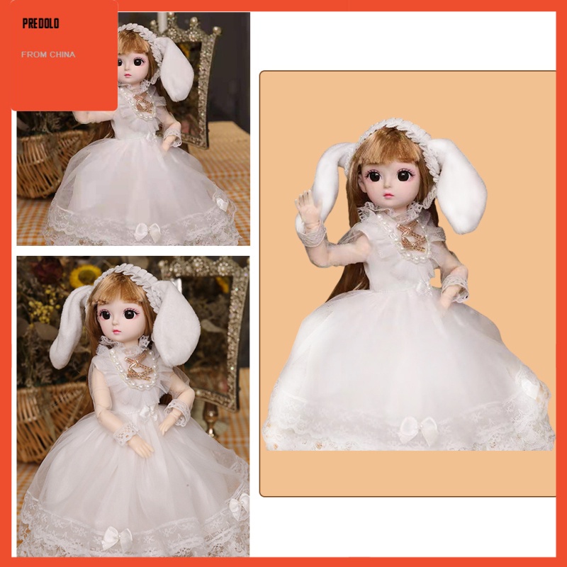 [In Stock] 12&quot; Doll Toy Movable Joints Fashionable Dress Up Dolls Toy for Girls