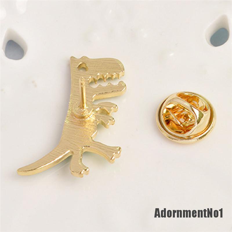 (Adornmentno1) Bros / Pin Desain Dinosaurus Enamel Untuk Aksesoris Pakaian