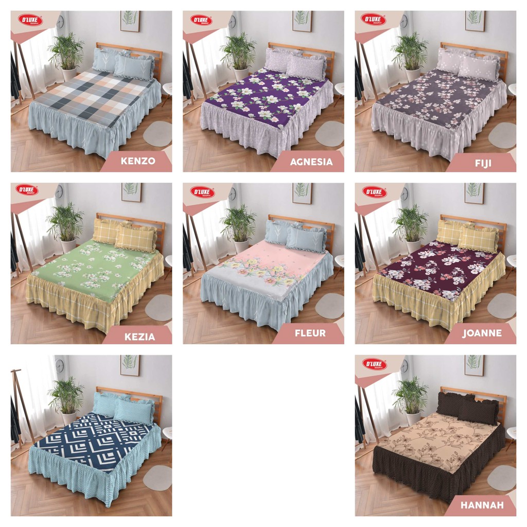 SPREI RUMBAI KINTAKUN UK. 180x200 AGNESIA FIJI JOANE HANNAH FLEUR KEZIA ARTHUR KENZO