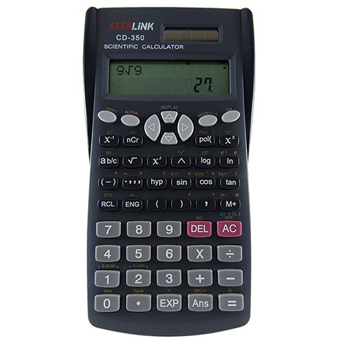 

Terlaris ✨ - ALFA LINK Calculator CD 350/Kalkulator Scientific3.1.23