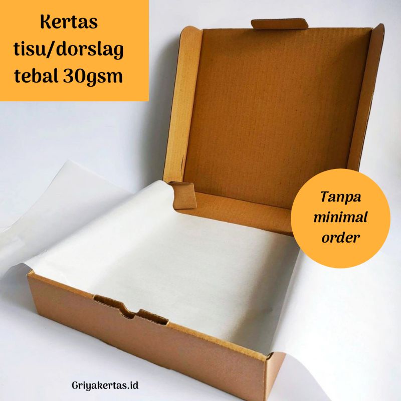 

[10 Lembar] Kertas tisu/ kertas dorslag/ kertas packing olshop ECER/ kertas packing Hampers custom